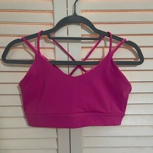 Til You Collapse Magenta Sports Bra